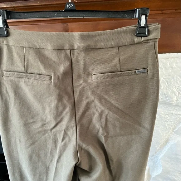 G by Giuliana Women’s Ponte Knit Army Green Pants NWOT Size 12 - Picture 4 of 11